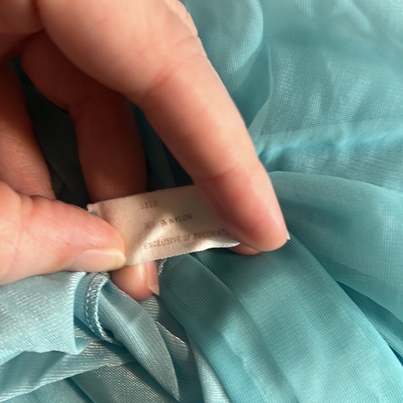 Vintage Aqua Baby Doll Nightgown - Picture 8 of 8